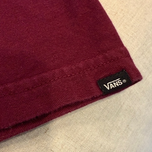 Vans Men's Burgundy Tank Top size large - Picture 4 of 9